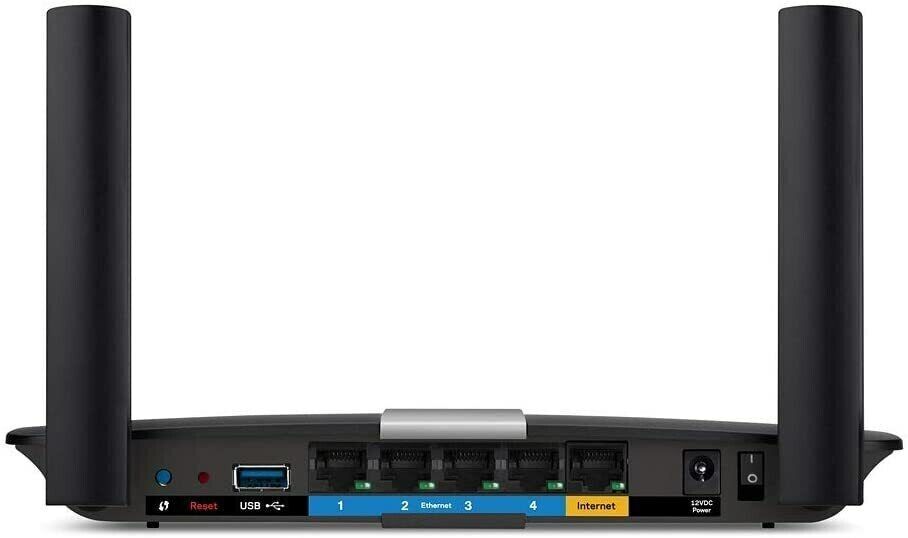 Linksys Smart EA6350 AC1200+ Dual-Band WiFi Router, 4 Gigabit ports, USB 3.0