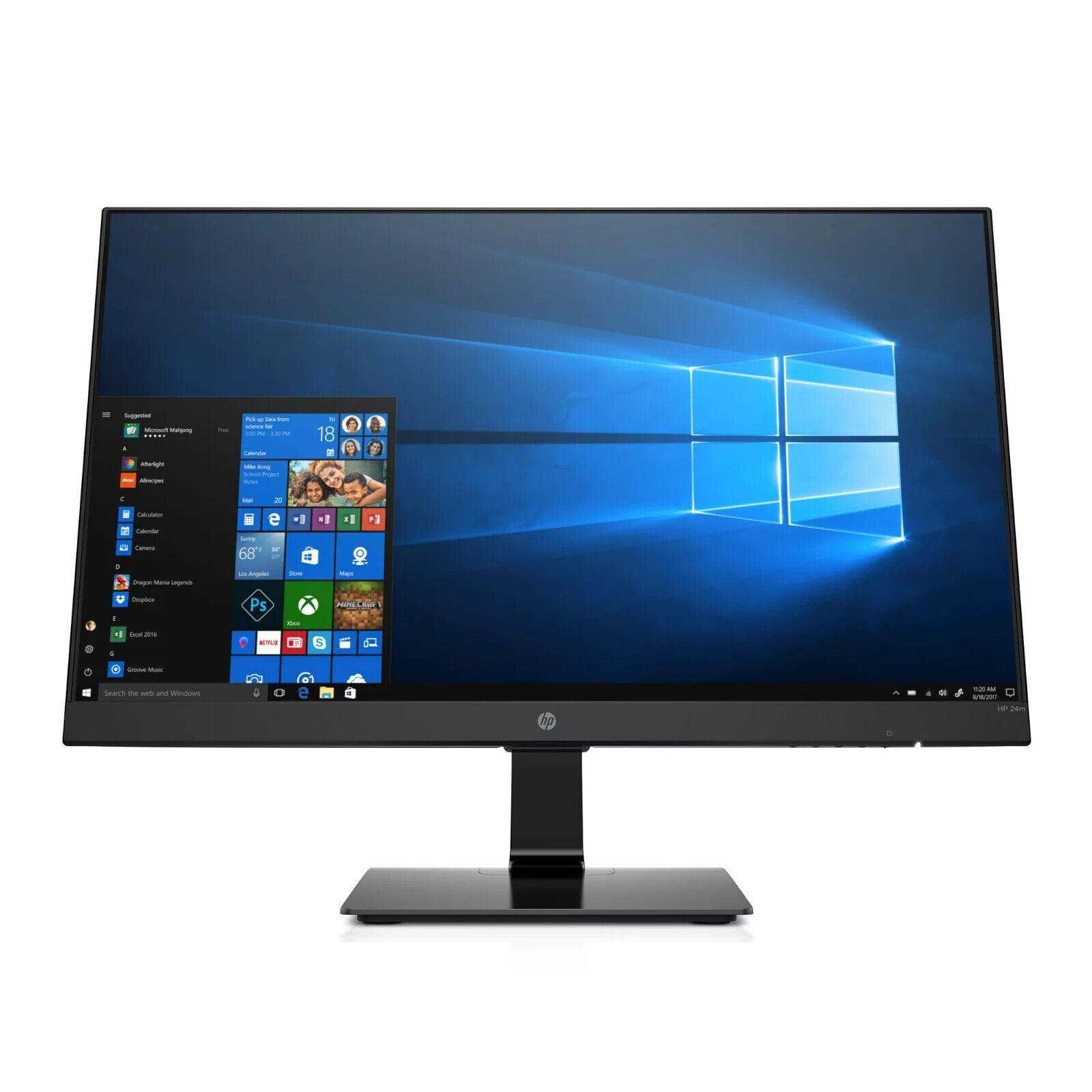 HP 24m 23.8" Micro-Edge Full HD IPS Display Monitor, 1920x1080p, 60Hz, 5ms, Tilt