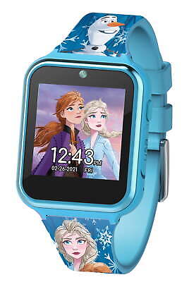 Accutime Frozen 2 Elsa & Anna Kids Interactive Watch, Blue