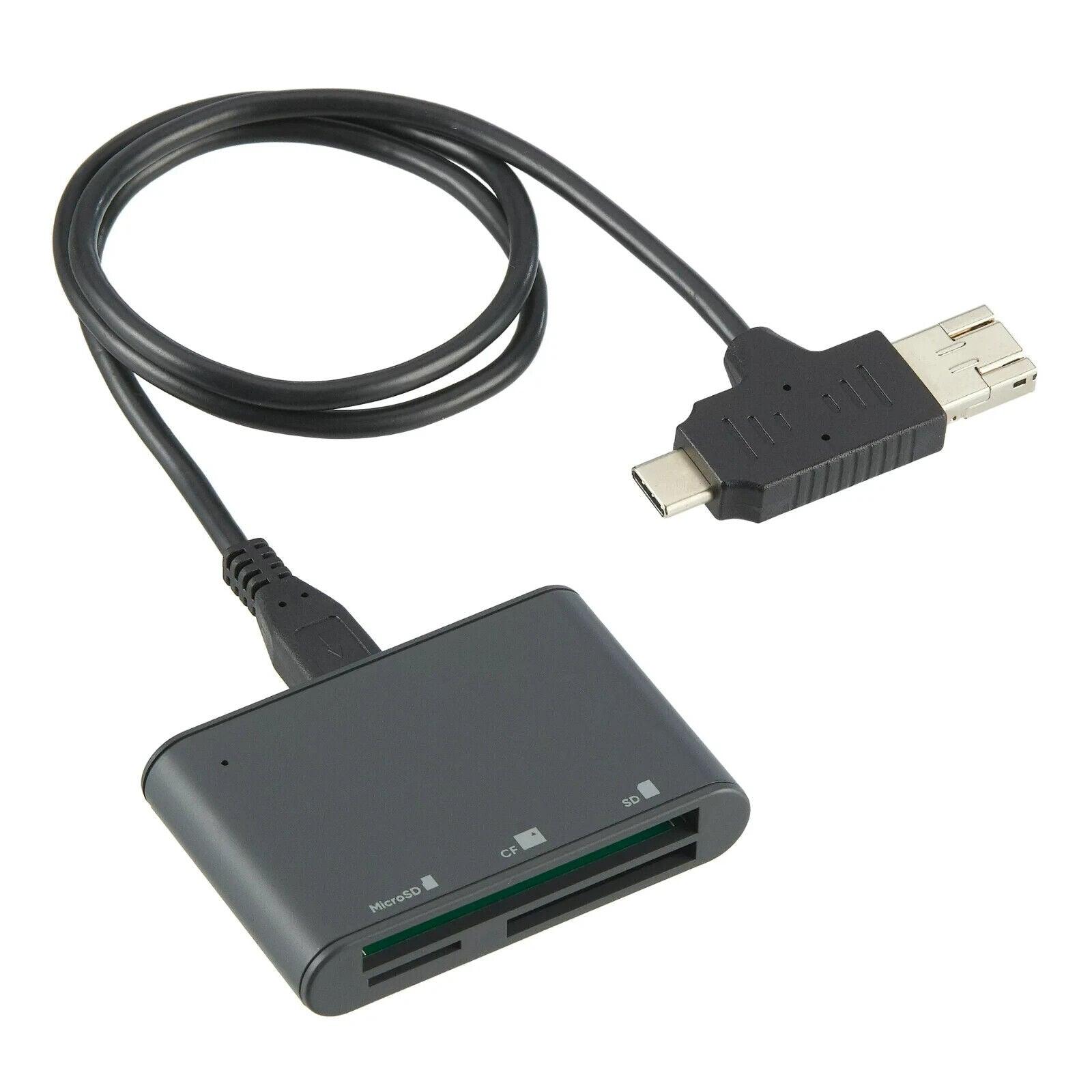 Onn SD, microSD, and CompactFlash (CF) Card Reader Dock (100014070)