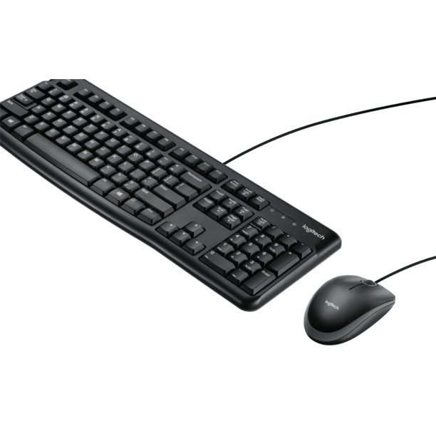 Logitech MK120 Desktop Wired Mouse and Keyboard Combo