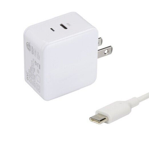 Onn ONA19WI519 USB-C Wall Charger 18W Fast Charge Power Adapter & Charging Cable
