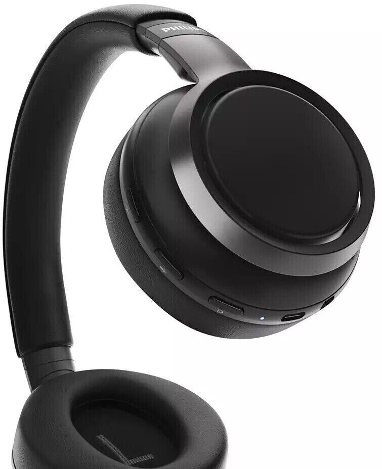 Philips H9505 Pro Noise Canceling Bluetooth Over-Ear Headphones, Black