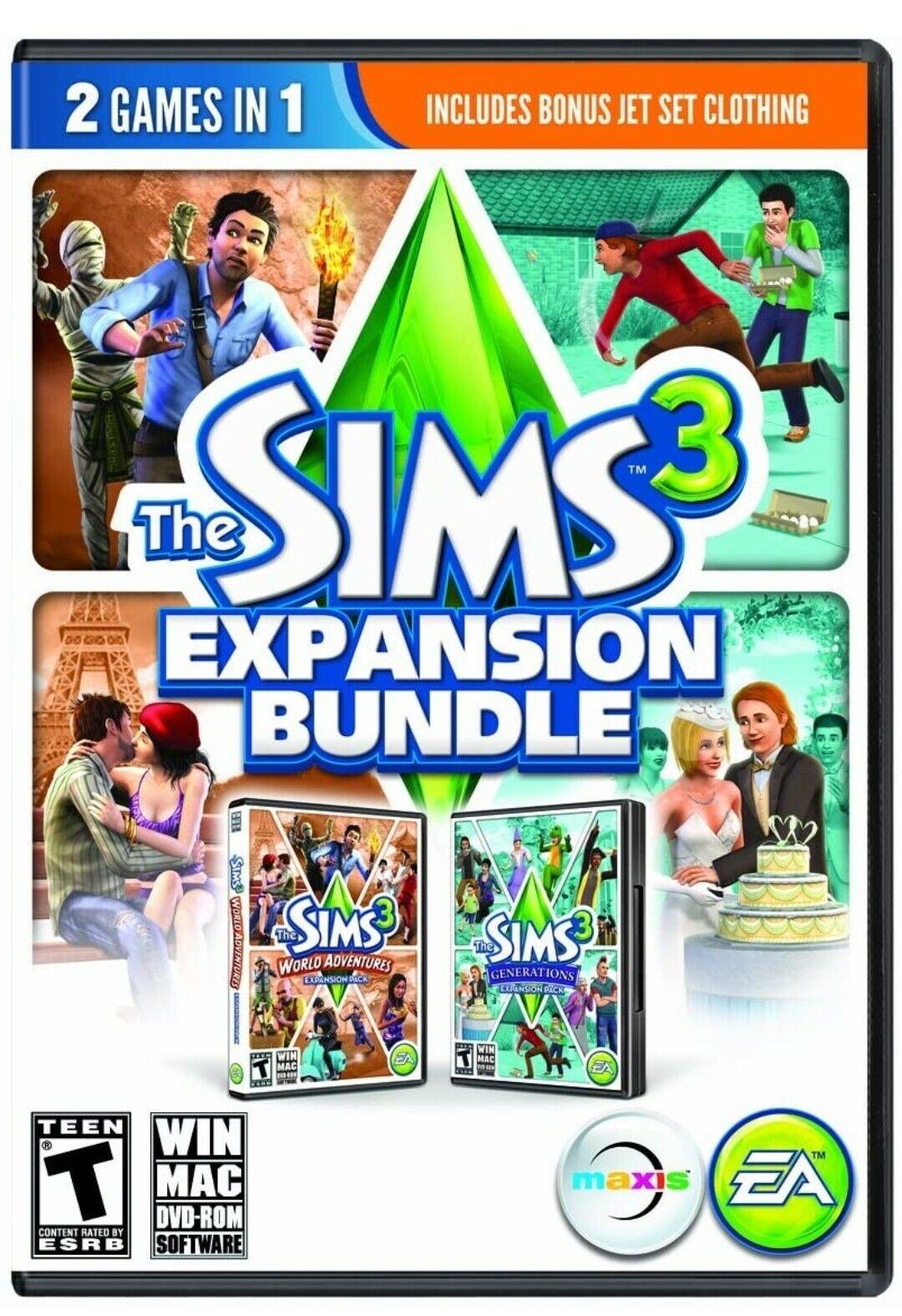 Electronic Arts Sims 3 Expansion Bundle (PC) **Ripped seal