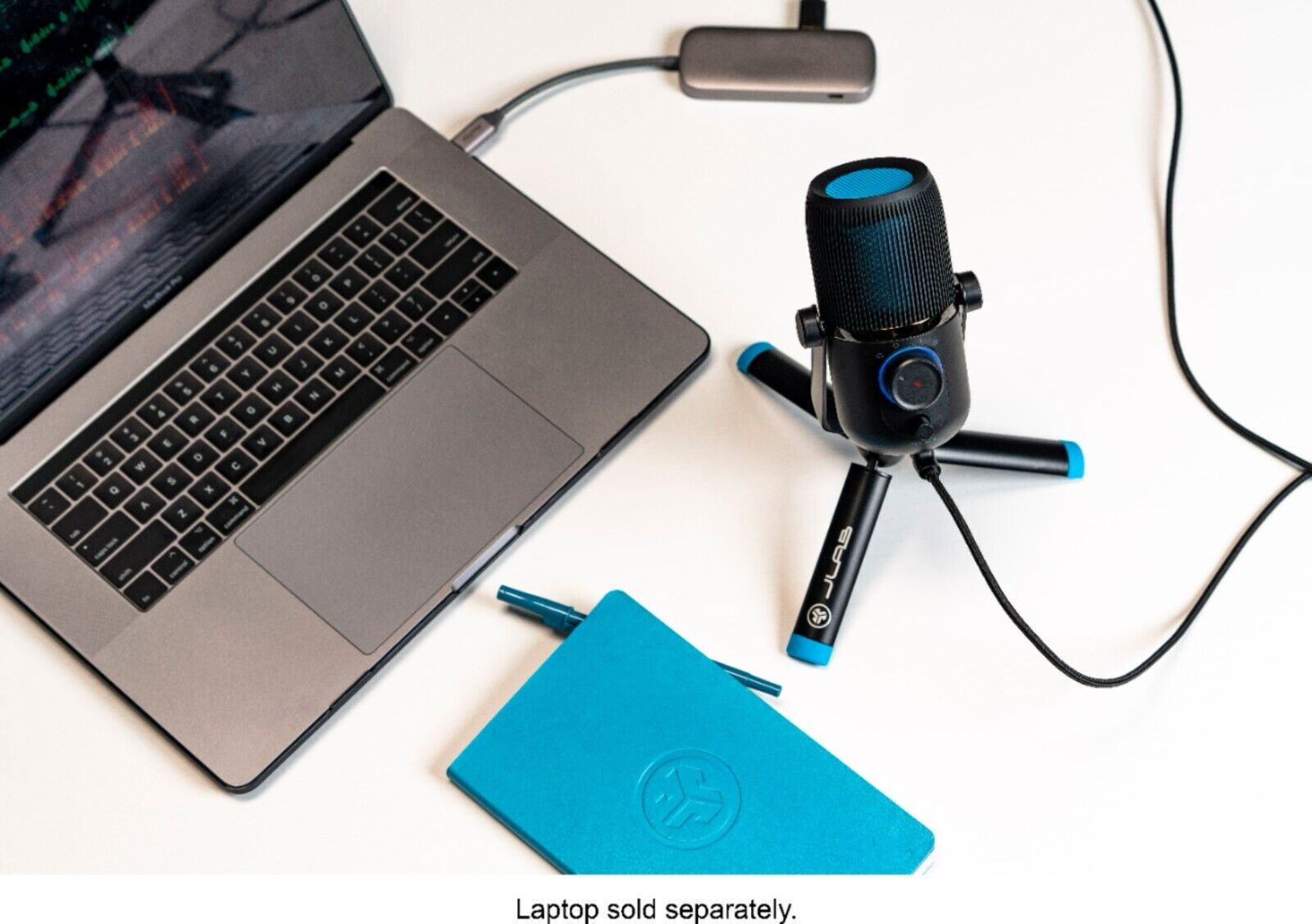 JLab TALK Professional Plug & Play USB Microphone, 96kHz/24BIT, 4-Directional
