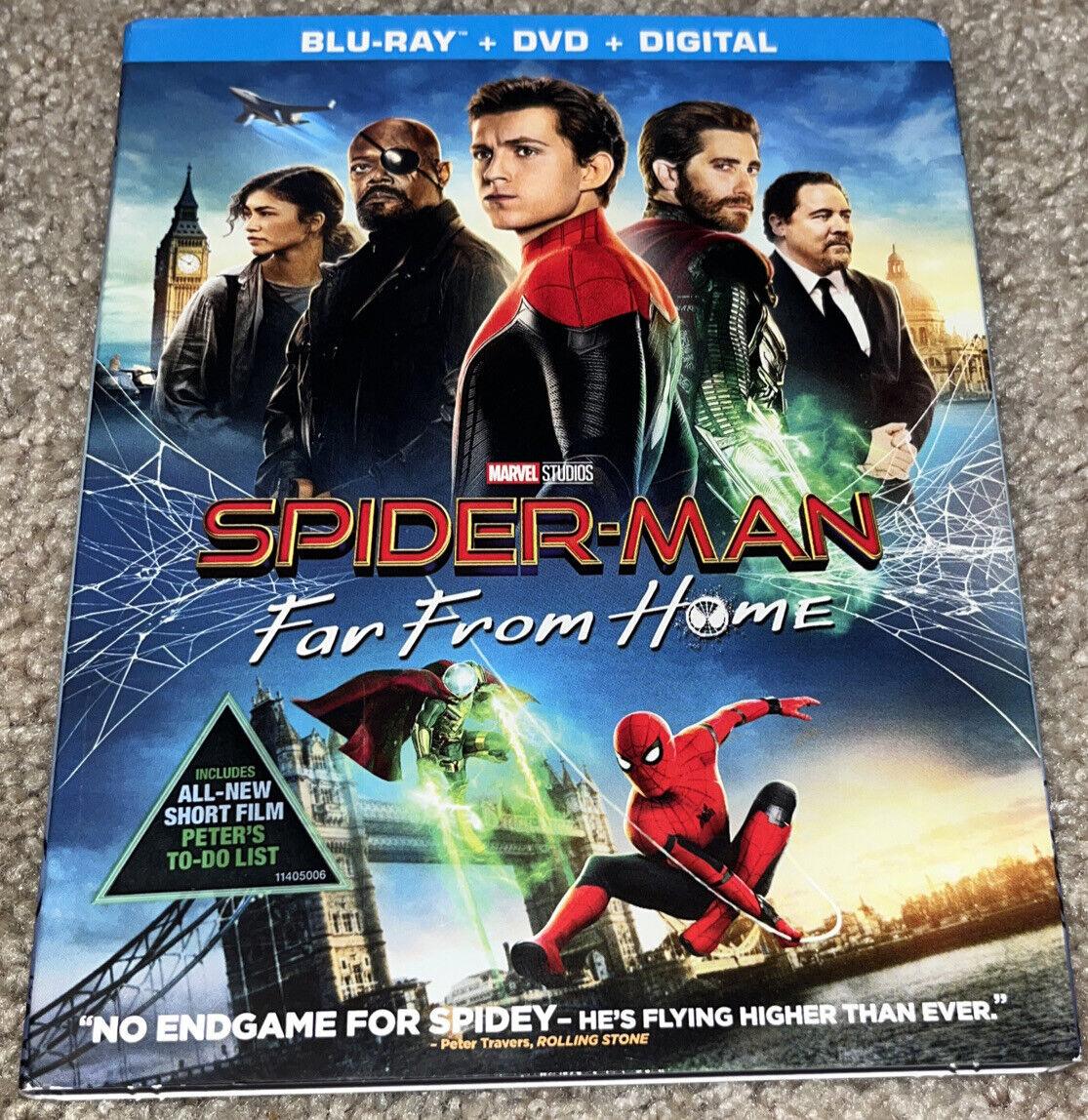 Spider-Man: Far from Home (Blu-Ray + DVD) w/ Slip Cover