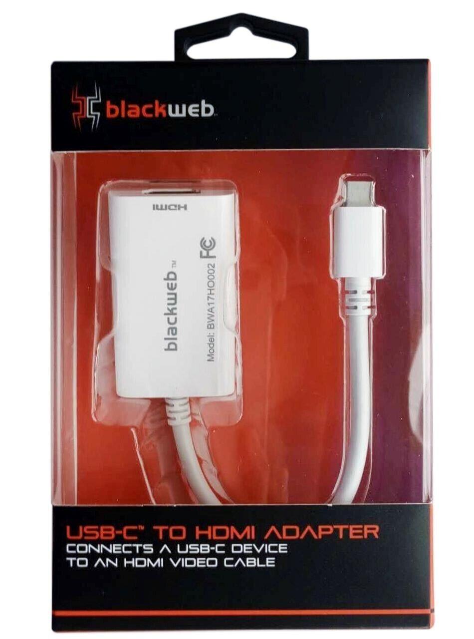 Blackweb USB-C To HDMI Adapter White