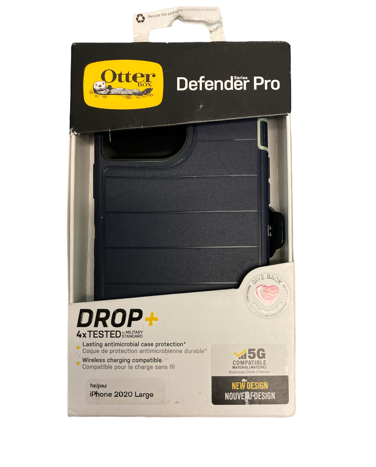 OTTERBOX Defender Pro Series Case & Holster iPhone 12 Pro Max/2020 Large - Blue