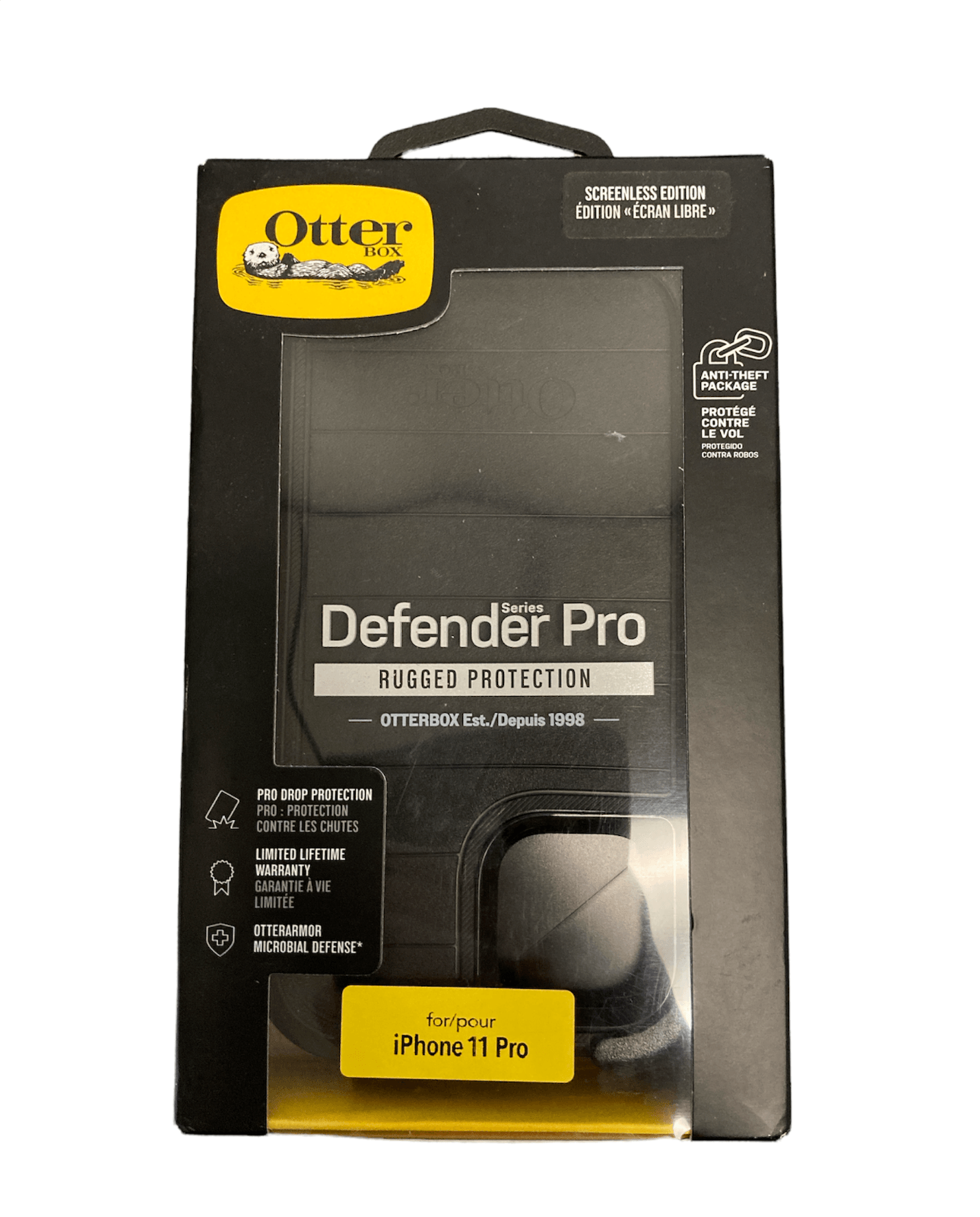 OtterBox 77-63082 for iPhone 11 Pro Black - Drop 4x Tested to Military Standard