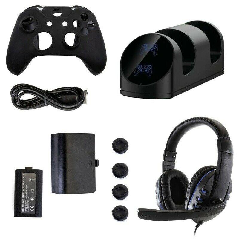 GameFitz 10 in 1 Accessories Pack GF19-002 for the Xbox Series S/X, Black GA