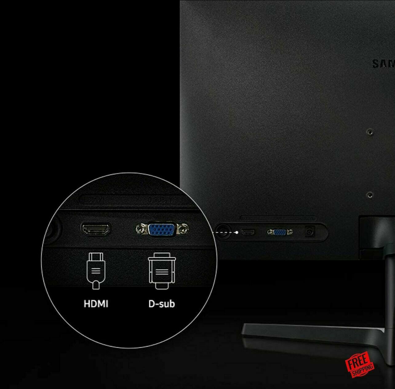 Samsung 27" Borderless Gaming Monitor LCD Full HD 1080p 75Hz IPS AMD FreeSync