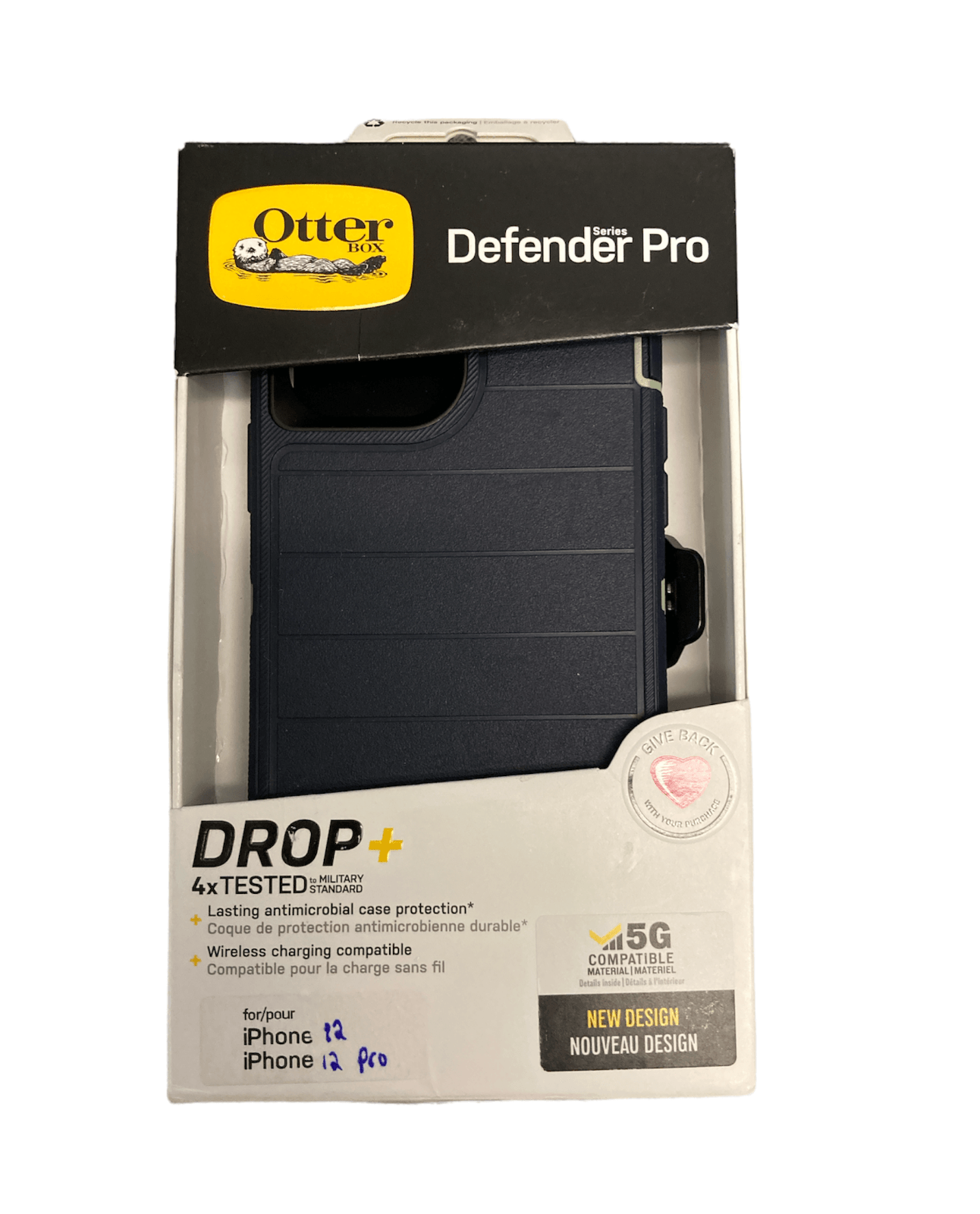 OtterBox 77-65431 Defender Series Pro iPhone 12/12 Pro/2020 Medium - Navy Blue