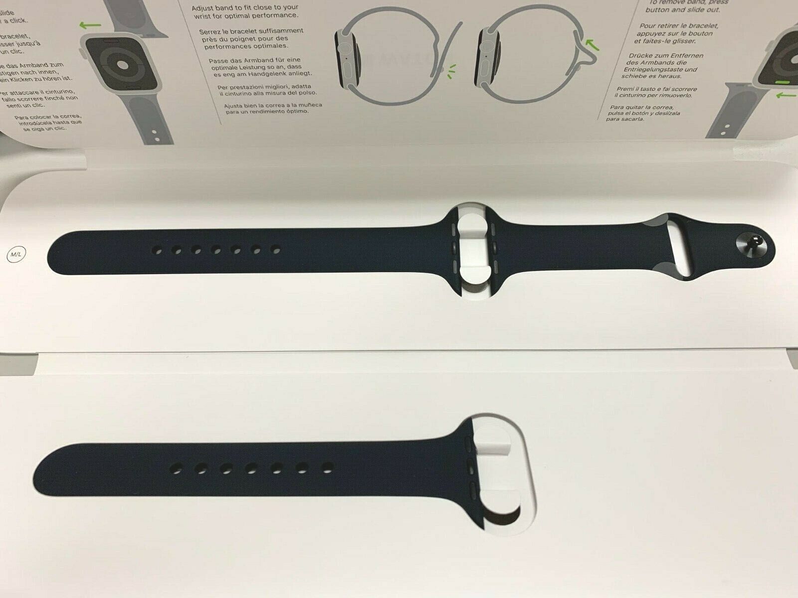 Apple Watch Black Sport Strap Band | 42mm/44mm | 3E309AM/A | GA