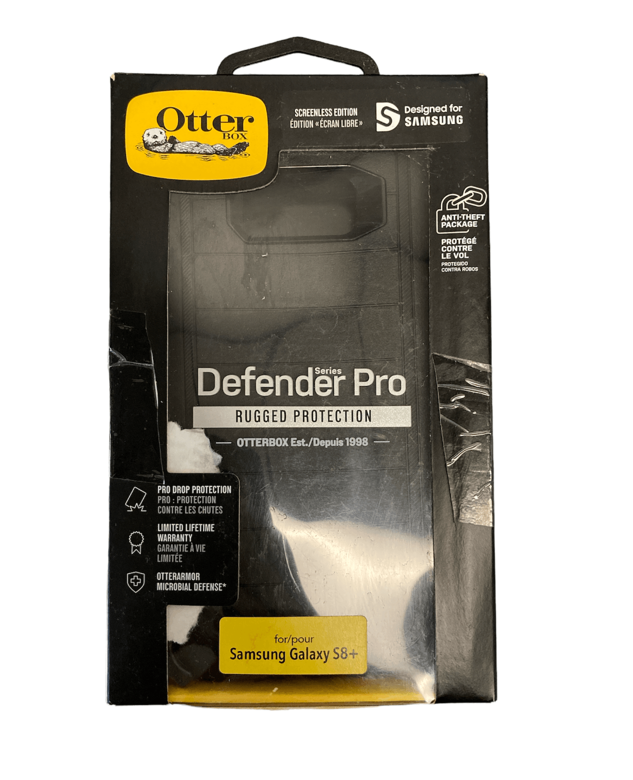 OtterBox 77-60559 Defender Series Pro Rugged Protection Samsung Galaxy S8+ Black