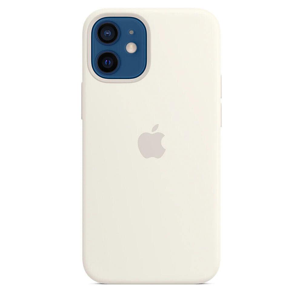 Apple iPhone 12 mini Silicone Case with MagSafe - White