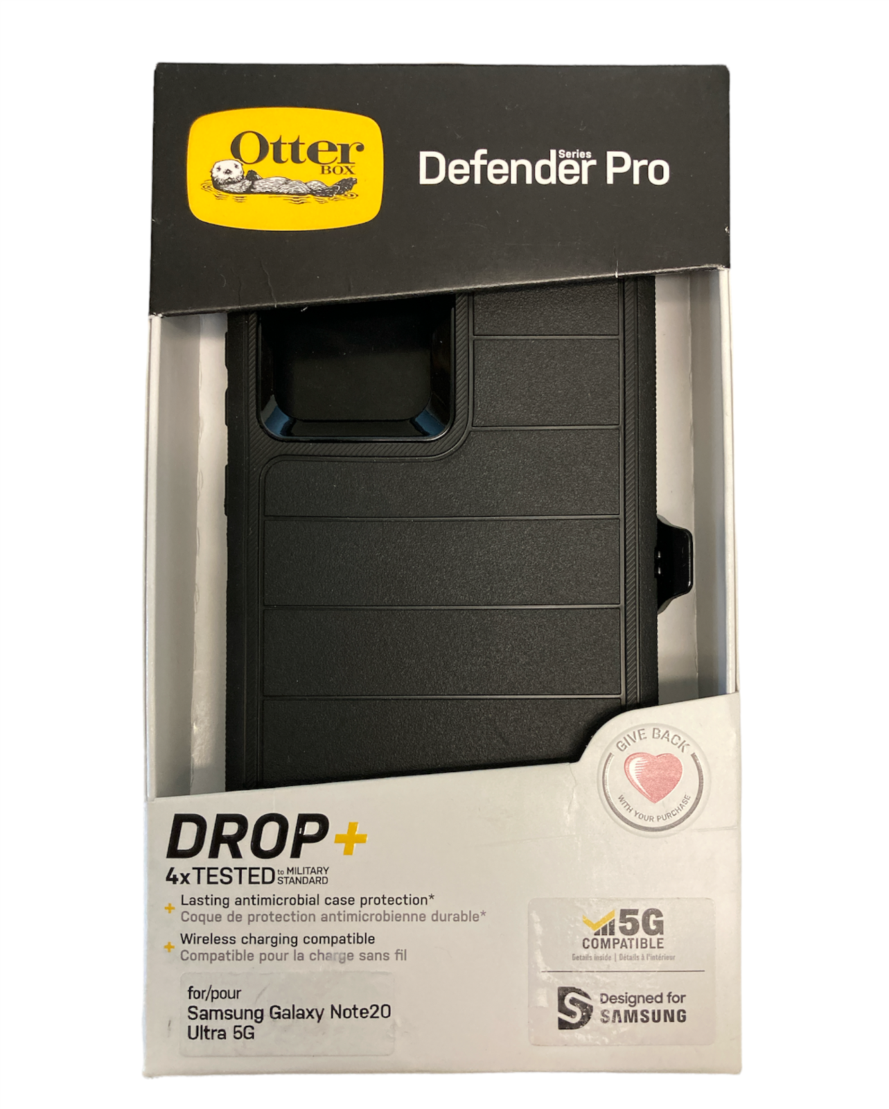 OtterBox 77-80502 Defender Series Pro Samsung Galaxy Note20 Ultra 5G, Black