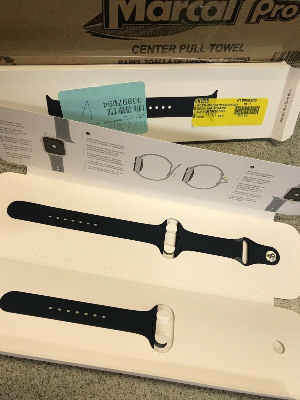 Apple Watch 44mm Midnight Blue Sport Band w/ Stainless Steel Pin MTPX2AM/A GA - Raastadeals