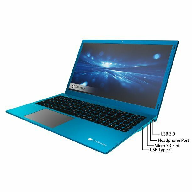 Gateway 15.6" Ultra Slim Notebook Windows 10/11, Blue