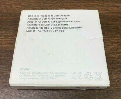 Apple USB-C to 3.5mm Headphone Jack Adapter 3.5 mm MU7E2AM/A A2049 | GC