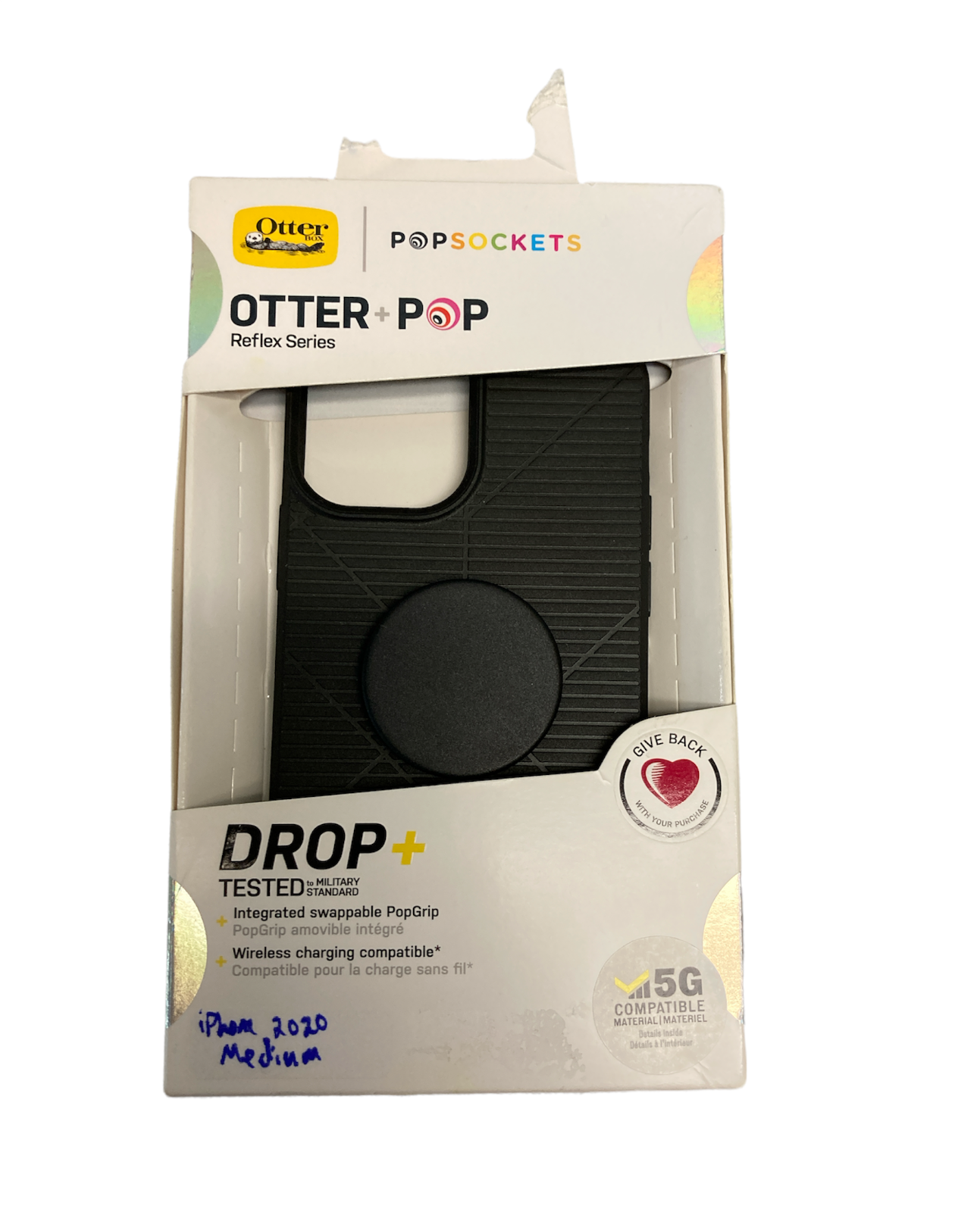 OtterBox + POP Reflex Series 77-80153 iPhone 2020 Medium Case, Black