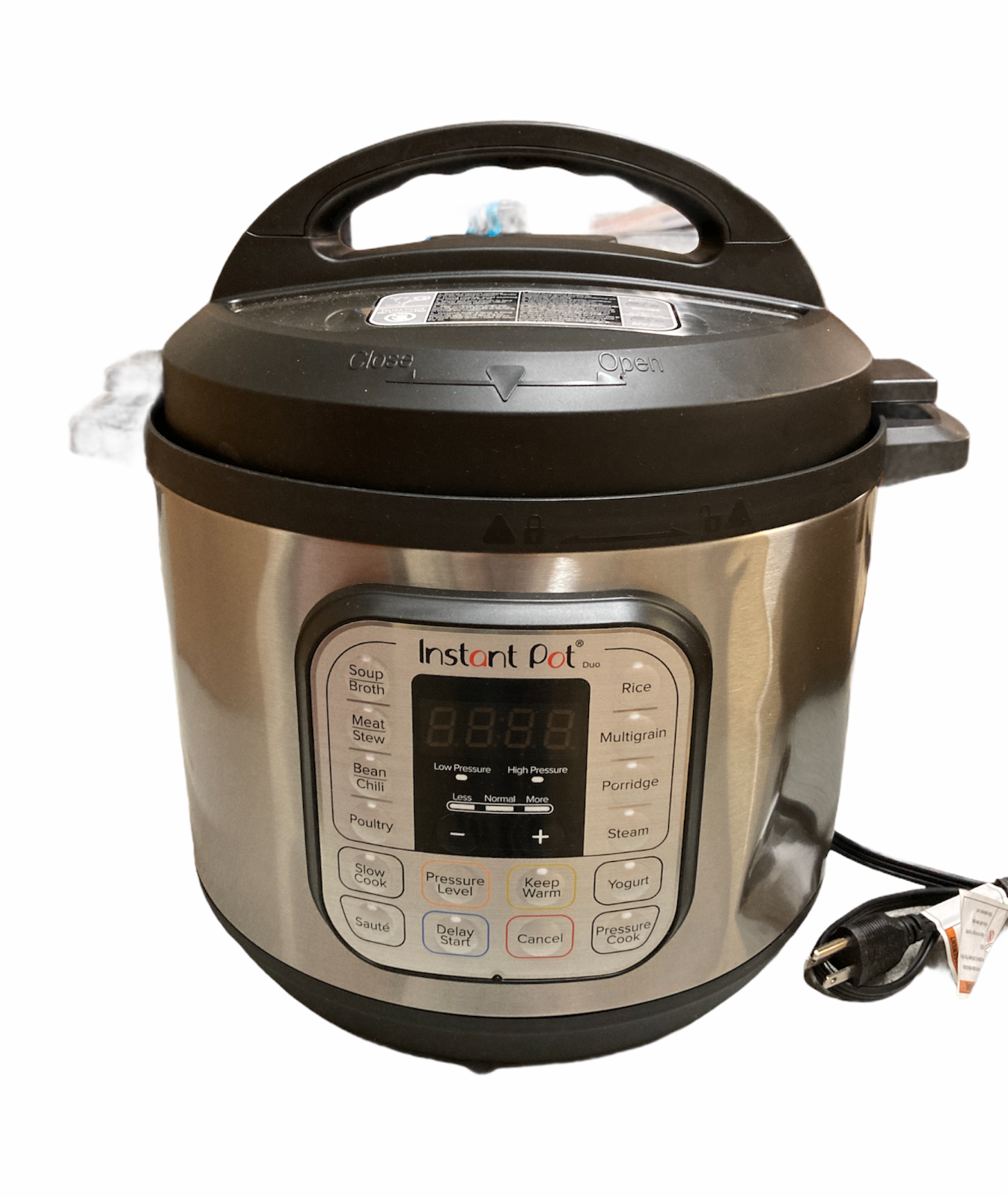 Instant Pot Duo 7-in-1 Electric Pressure Cooker, Slow, Rice, Steam, 8 Quart READ