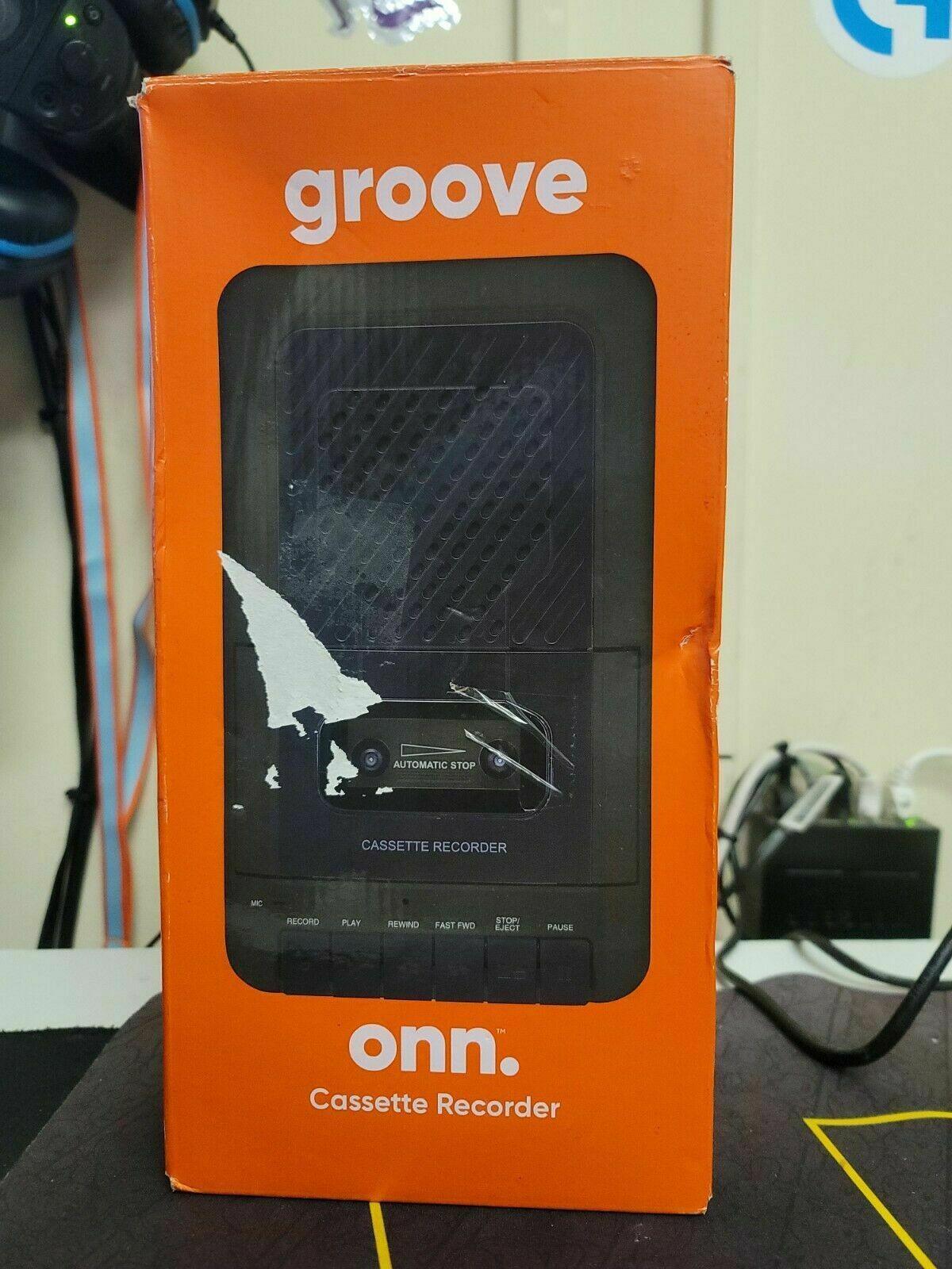 Groove Onn Cassette Recorder and Player, 100008728 NO CASSETTE