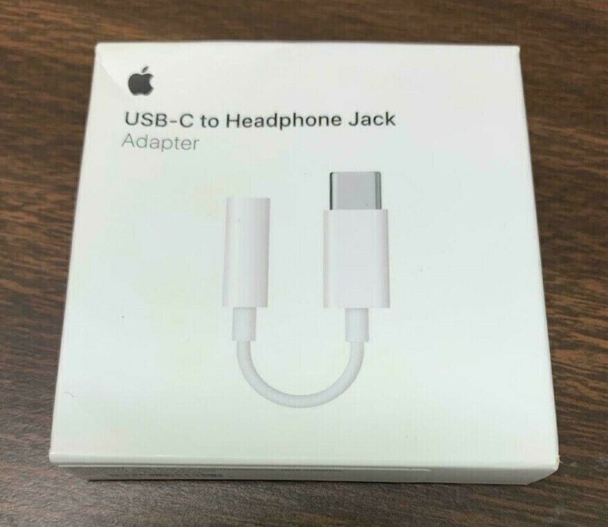 Apple USB-C to 3.5mm Headphone Jack Adapter 3.5 mm MU7E2AM/A A2049 | GC