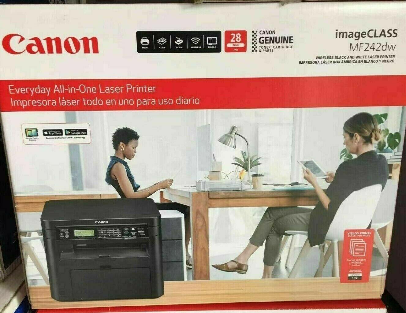 Canon imageCLASS MF242dw All-In-One Wireless B&W Laser Printer, Print Copy Scan