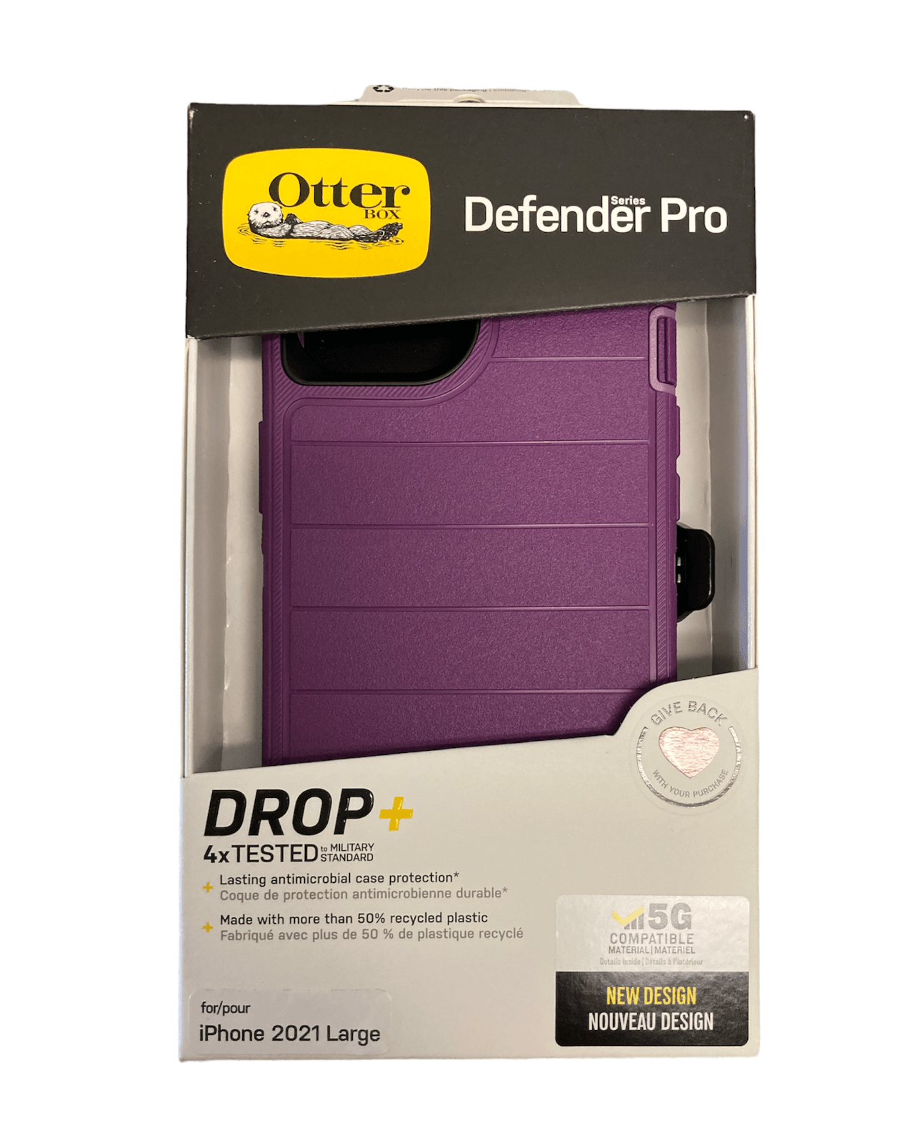 OtterBox 77-85475 Defender Series Pro iPhone 2021 Large, Purple