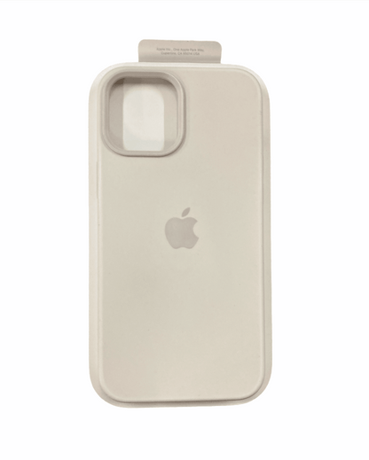 Apple MHLE3ZM/A iPhone 12 Pro Max Silicone Case With MagSafe, White GC - Raastadeals