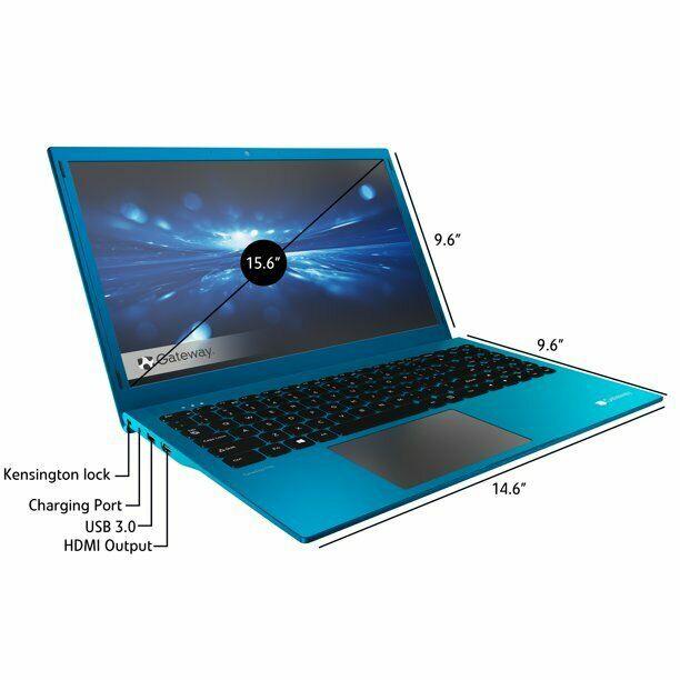 Gateway 15.6" Ultra Slim Notebook Windows 10/11, Blue