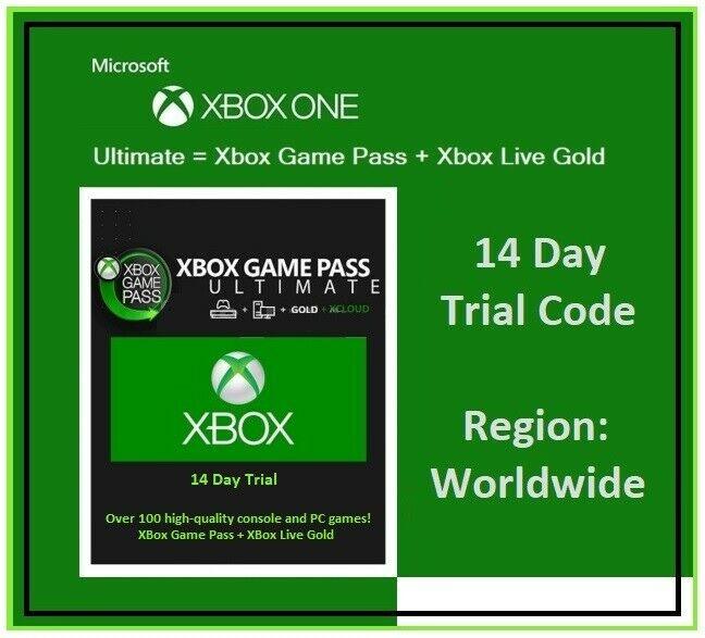 XBOX ONE ULTIMATE GAME PASS + LIVE GOLD - 14 Day Membership