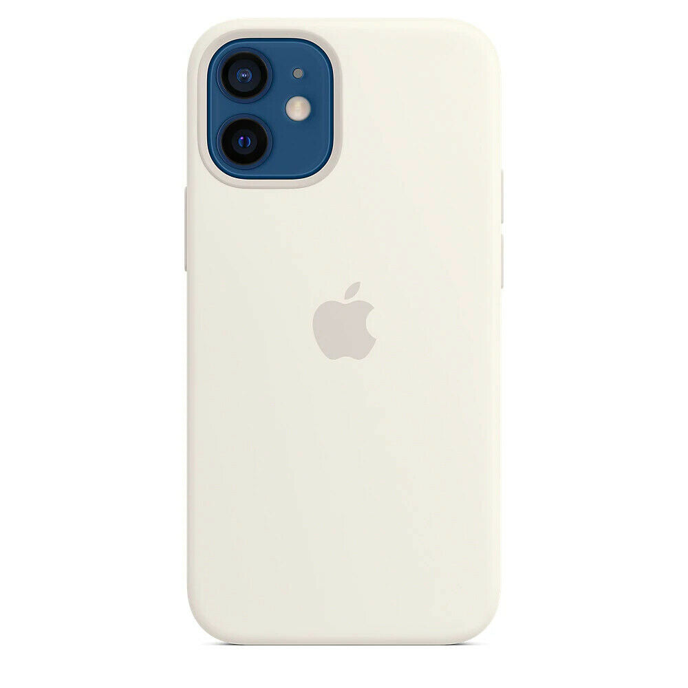 Apple MHL53ZM/A iPhone 12 mini Silicone Case with MagSafe - White