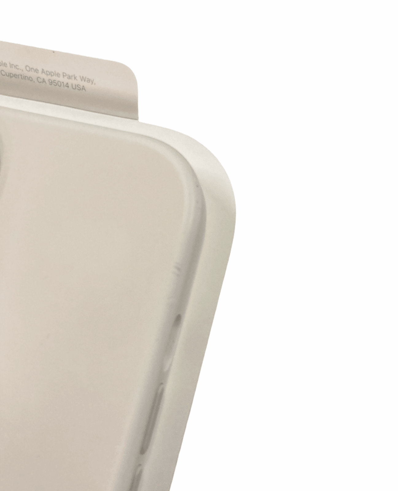 Apple MHLE3ZM/A iPhone 12 Pro Max Silicone Case With MagSafe, White GC - Raastadeals