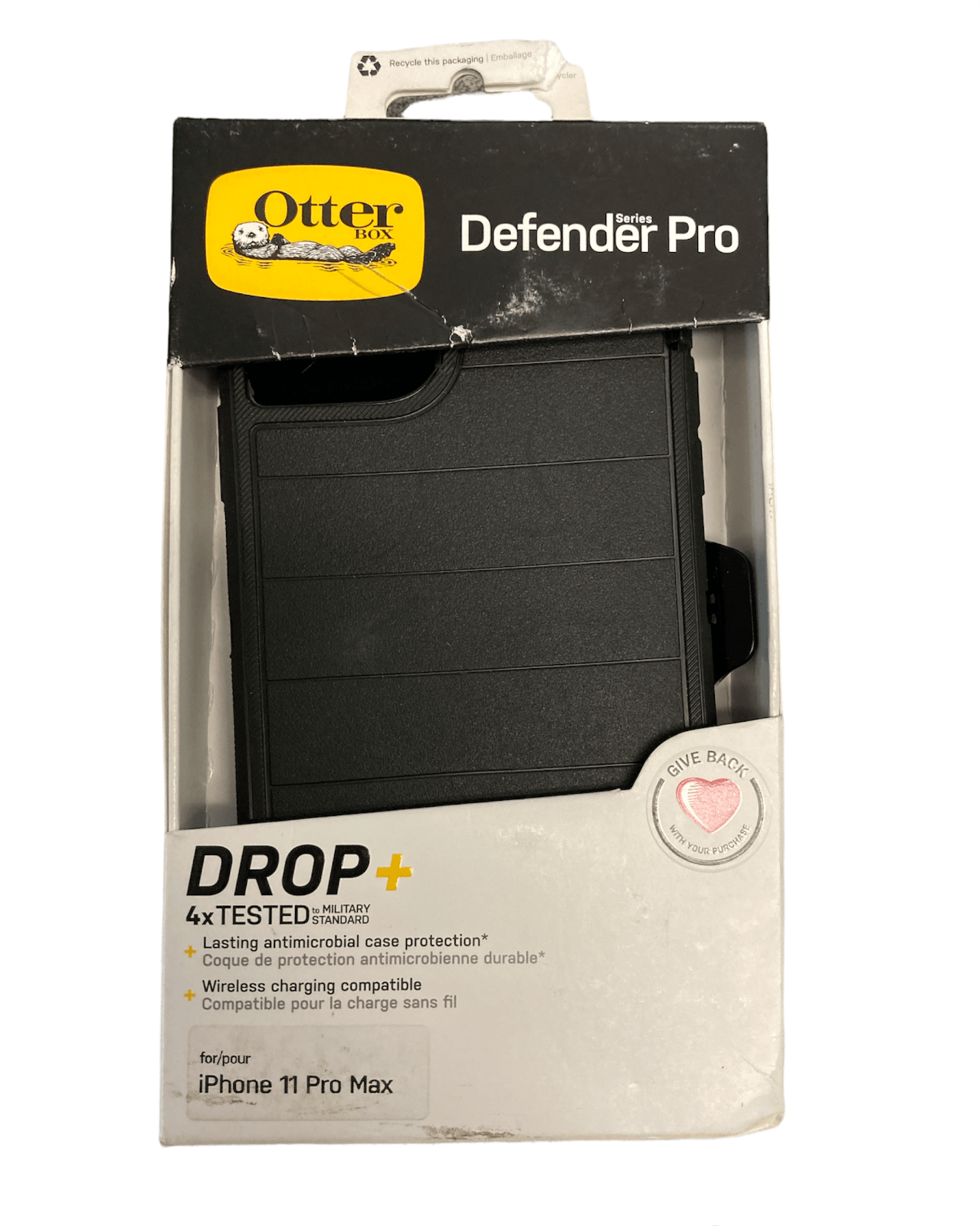 OtterBox 77-63244 Defender Pro Rugged Protection iPhone 11 Pro Max - Black