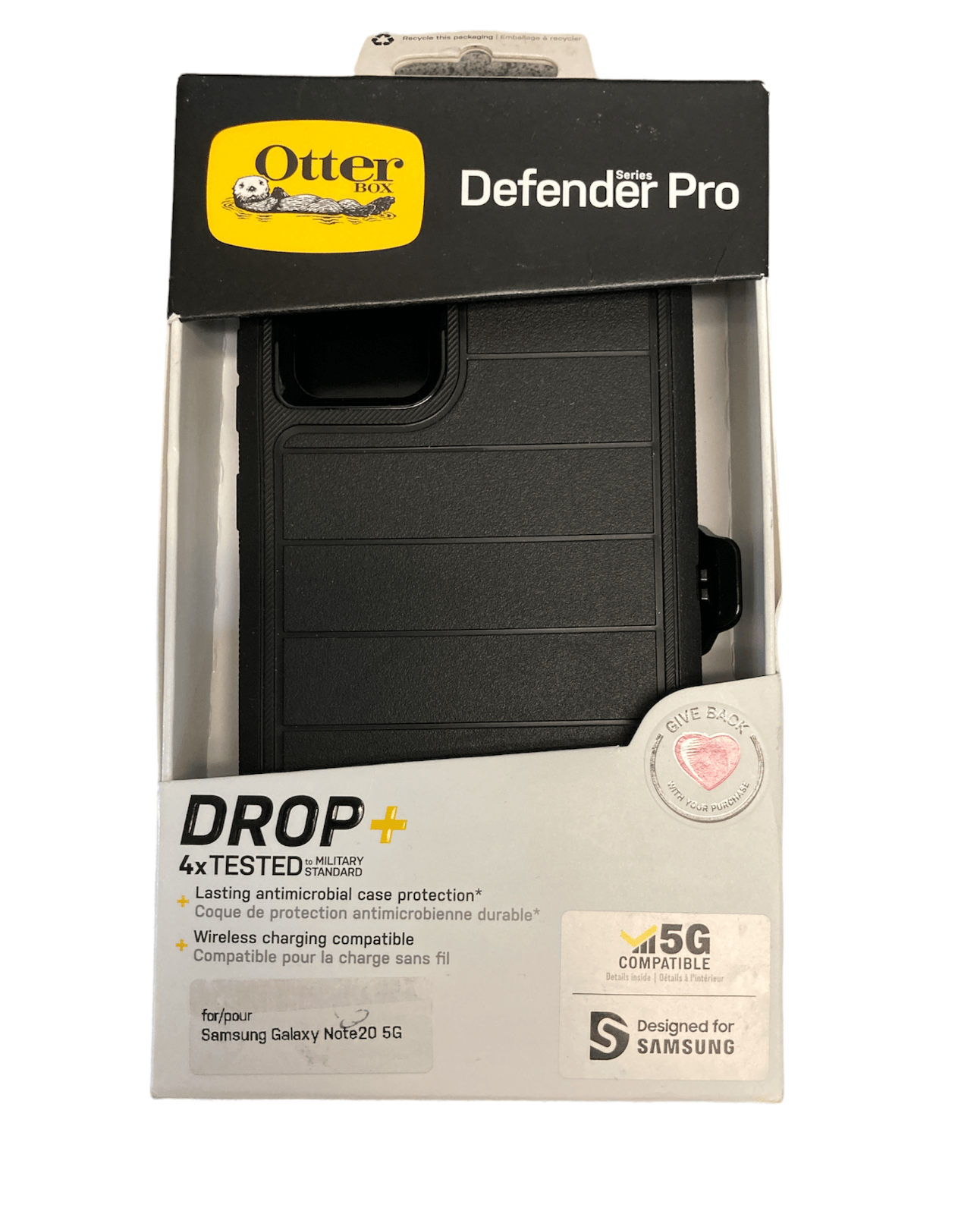 OtterBox 77-80506 Defender Series Pro Samsung Galaxy Note20 5G, Black