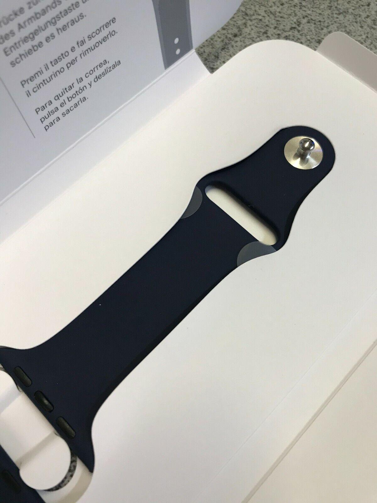 Apple Watch 44mm Midnight Blue Sport Band w/ Stainless Steel Pin MTPX2AM/A GA - Raastadeals