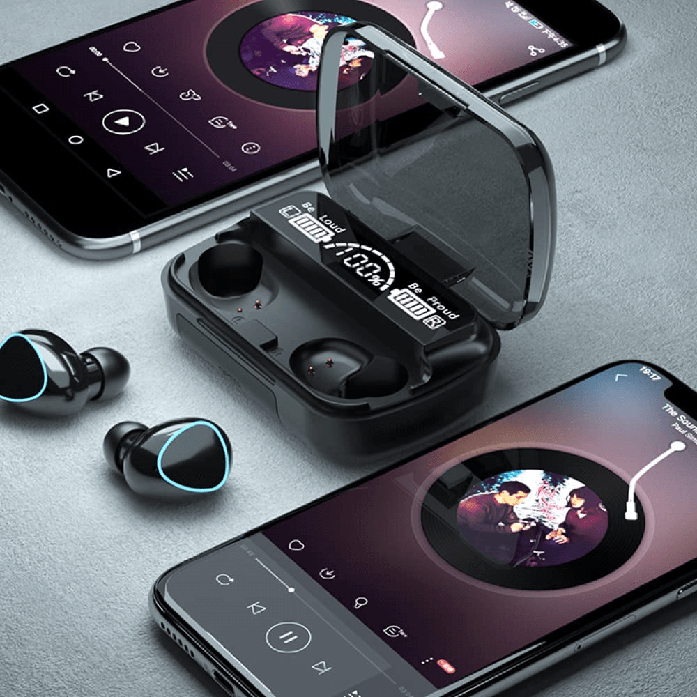M10 Wireless Earbuds Bluetooth 5.1 TWS 2200mAh Charging Box in Ear Earphones