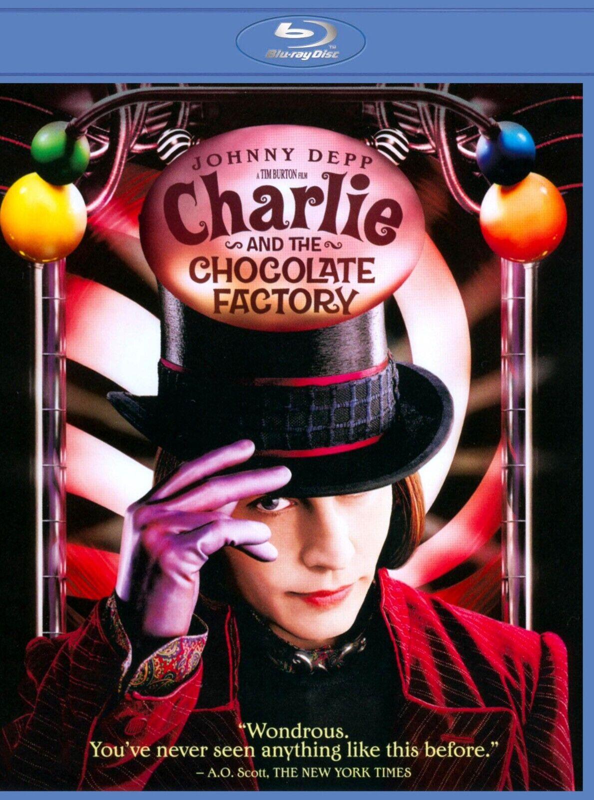 Charlie and The Chocolate Factory (Blu-ray + DVD) Tim Burton