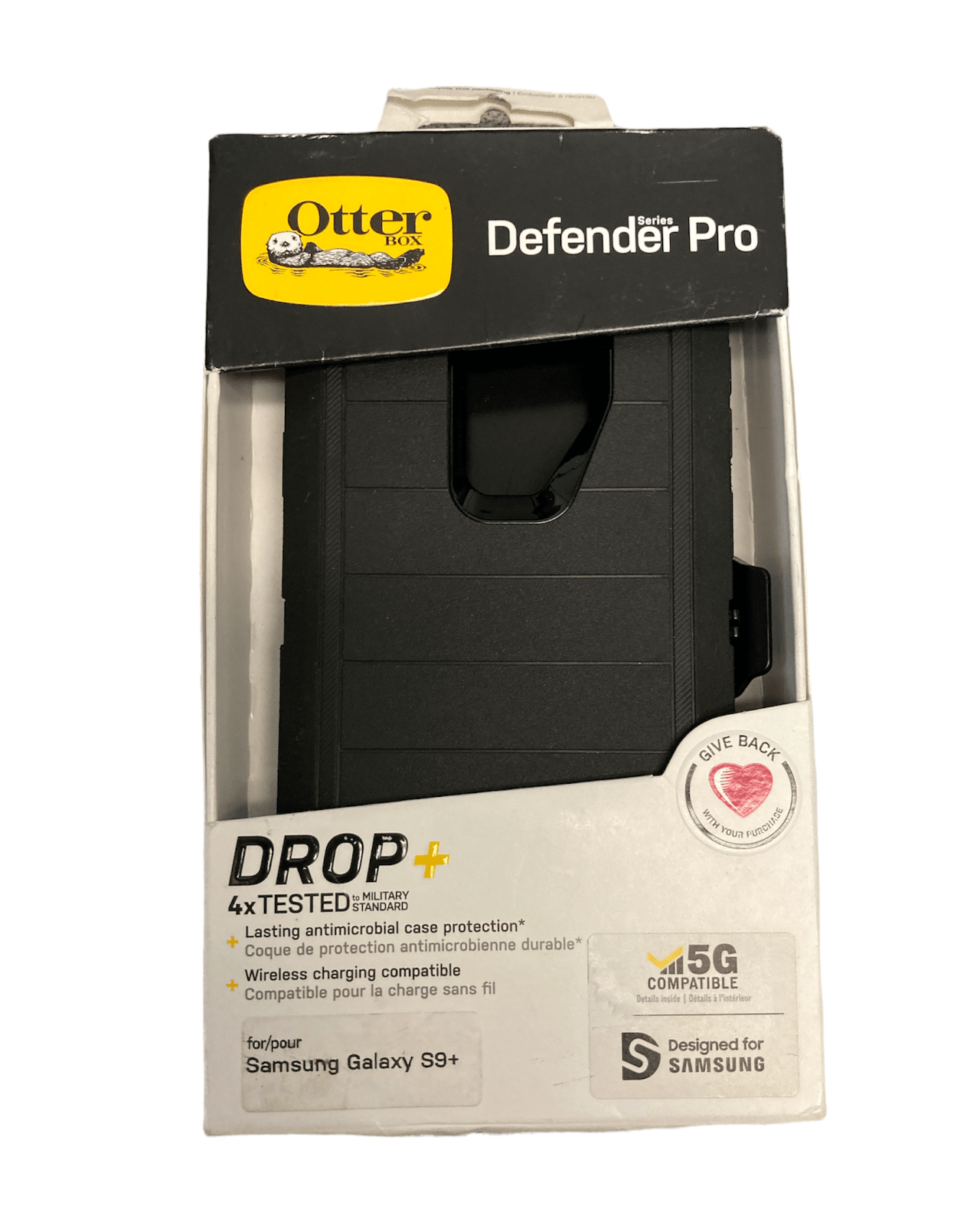 OtterBox 77-60574 Defender Series Pro Samsung Galaxy S9+, Black