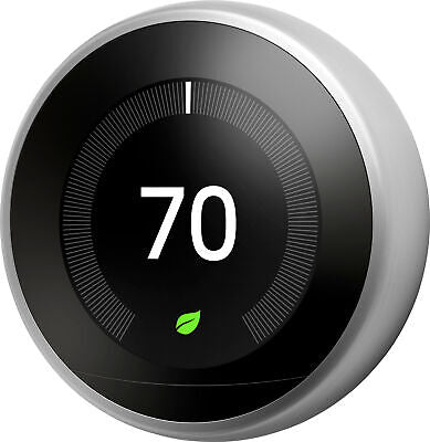 Nest T3007ES 3.4 Learning Thermostat 3rd generation Silver