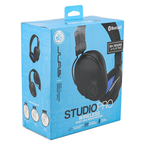 JLAB Audio Studio Pro Bluetooth Wireless Over-Ear Headphones, Black