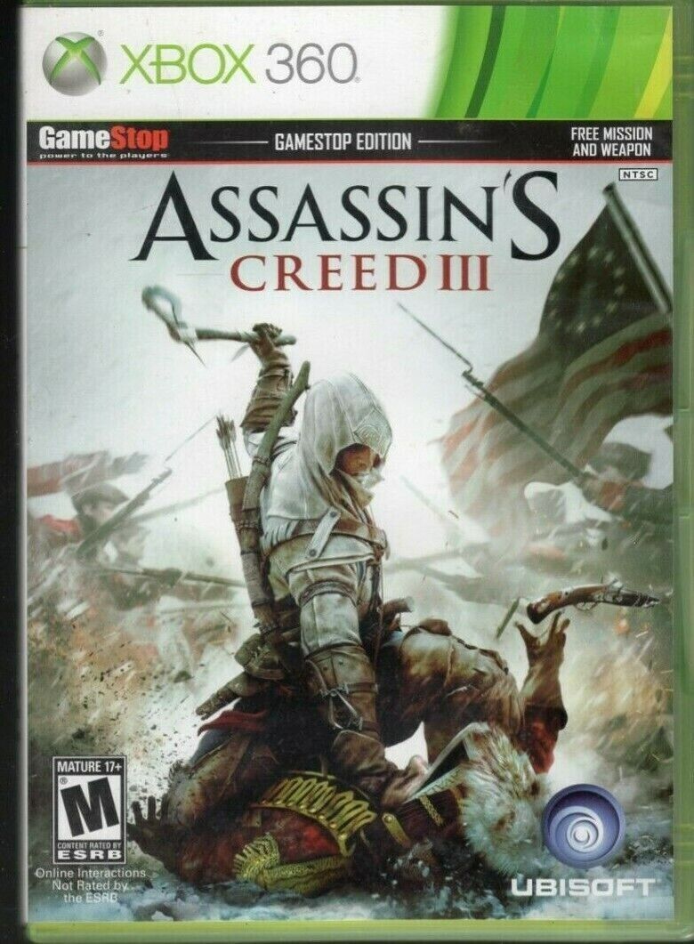 Assassin's creed III 3 (Xbox 360) & Includes Manual