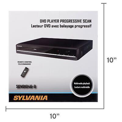 Sylvania SDVD1046 Compact Progressive Scan DVD Player w/ Remote, Black