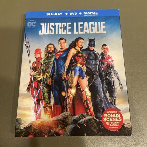 Justice League (Blu-ray + DVD, 2018) w/ Slip Cover