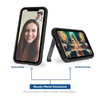 Onn 9757001 Slim Profile Phone Case with Kickstand for iPhone XR, Black