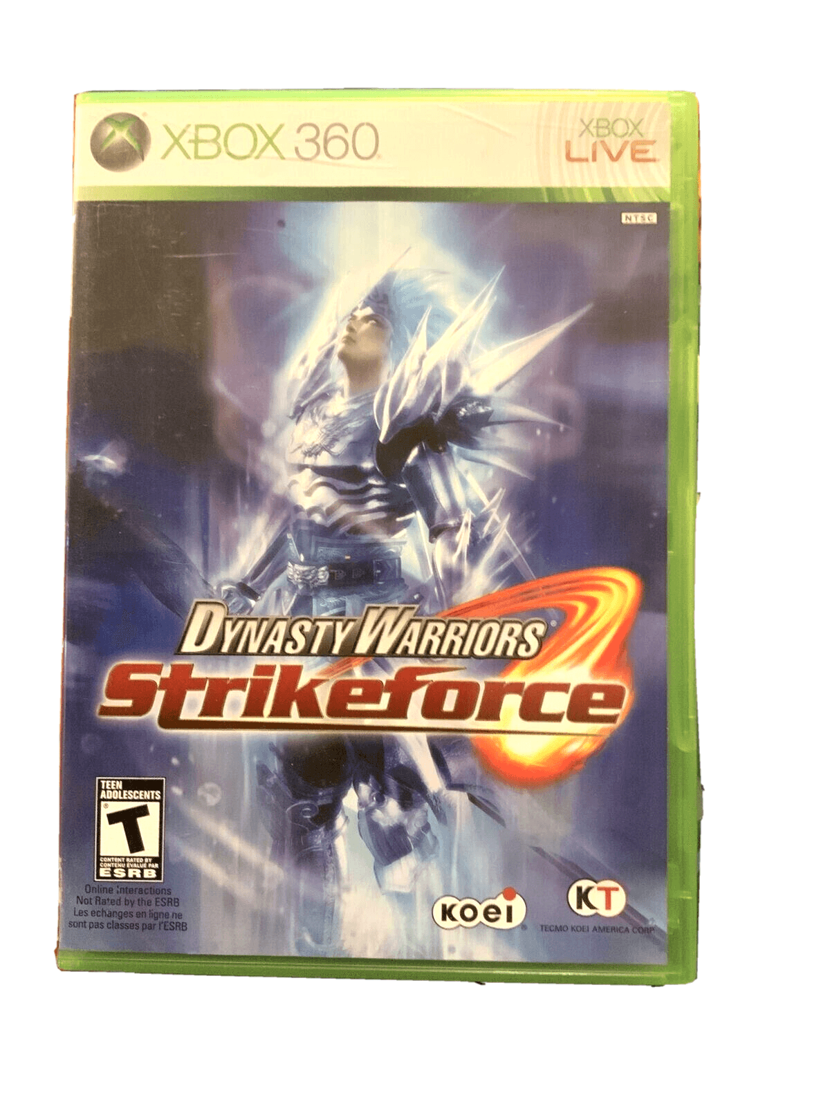 Dynasty Warriors: Strikeforce (Xbox 360) DISC in EXCELLENT COND, Case in Good Co