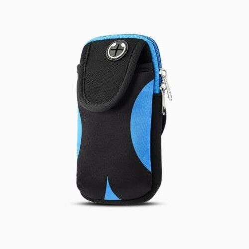 SimplyASP Tech Universal Pouch with Adjustable Sports Armband - Blue