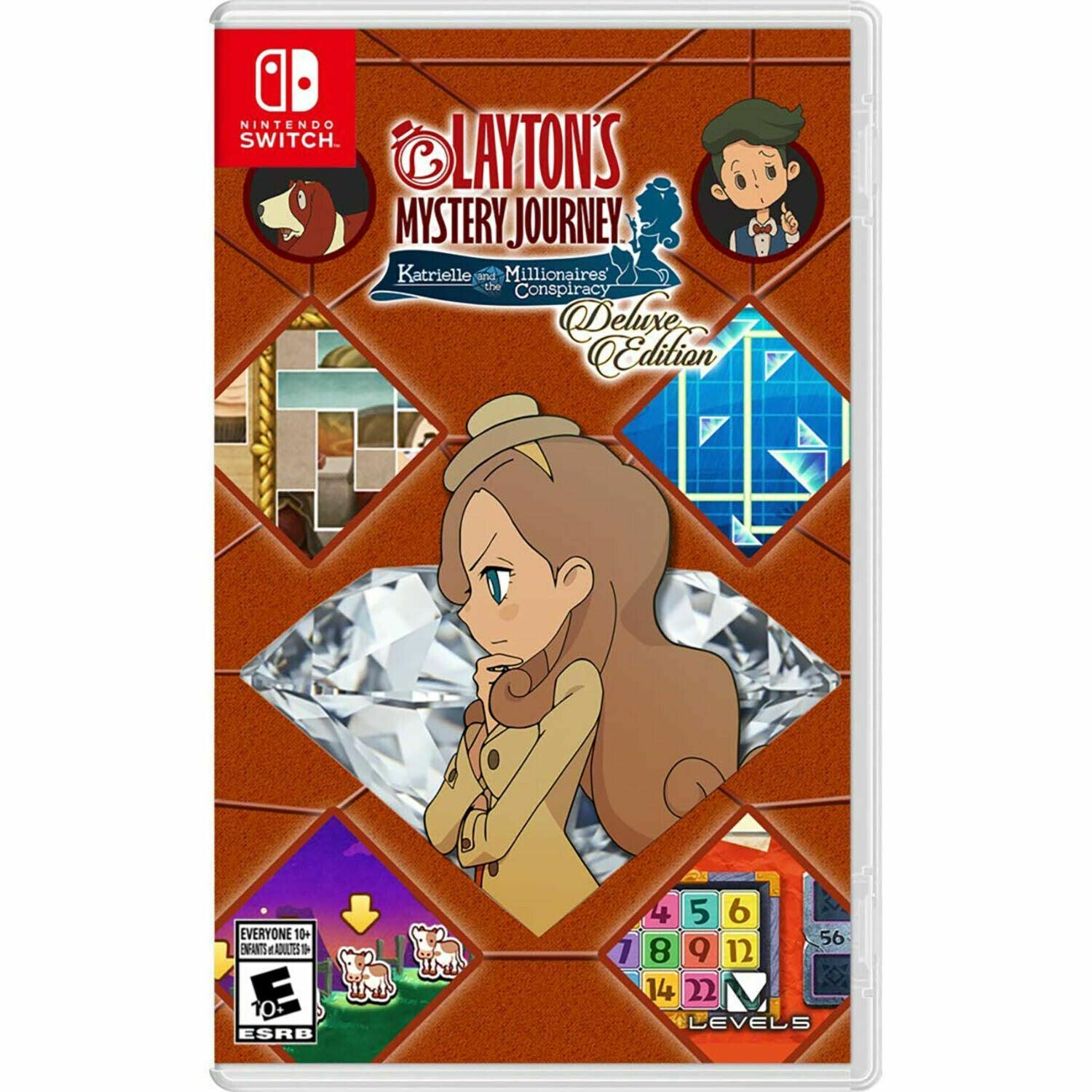 Layton's Mystery Journey Katrielle Millionaire Conspiracy Deluxe Nintendo Switch