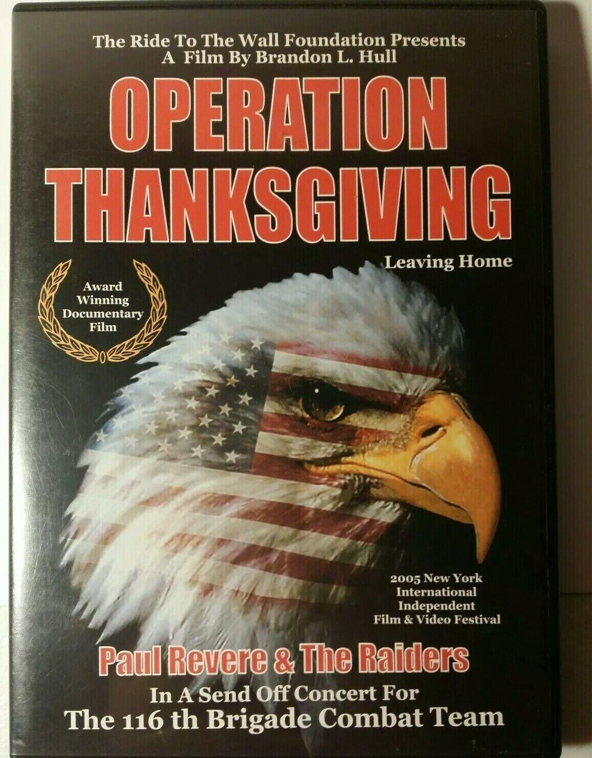 Operation Thanksgiving: Leaving Home (DVD, 2005) Paul Revere & Raiders Concert